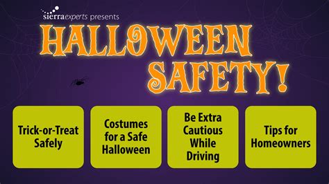 Halloween Safety Tips For Everyone Sierra Experts