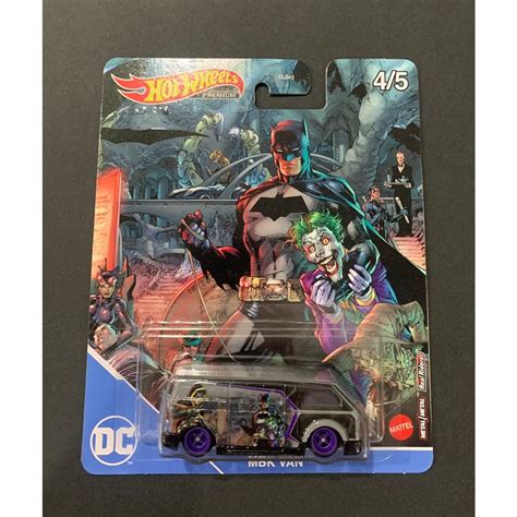 Hot Wheels Pop Culture Batman Premium Card Ford Transit Dodge A Land Rover Defender Mbk Van
