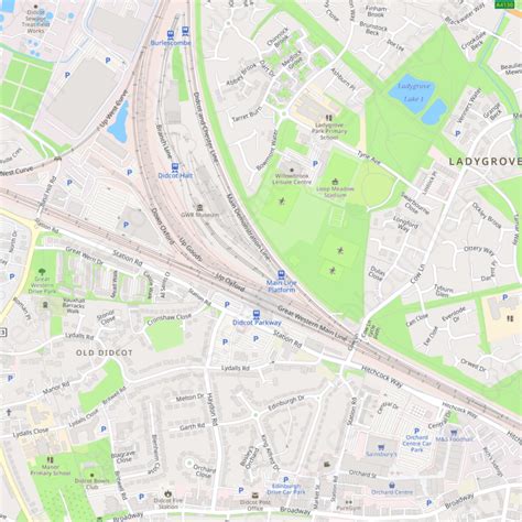 didcot modern atlas vector map boundless maps