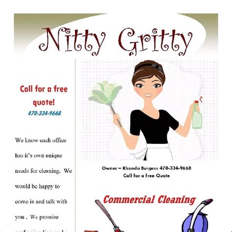 Rhonda Burgess Janitorial Nitty Gritty Cleaning Service Linkedin