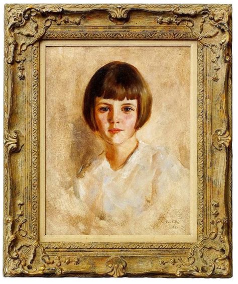 Sold Price Robert Lewis Reid American Portrait Of June