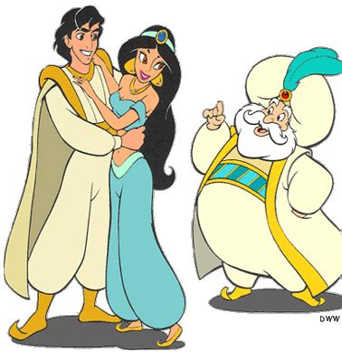 Aladdin and Jasmine, Walt Disney Aladdin 1992, Disney Aladdin, Disney ...