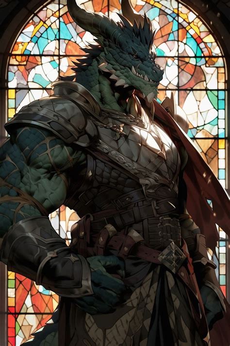 Male Dragonborn Fighter Dungeons And Dragons Characters Dungeons And