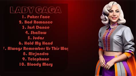 Lady Gaga ~ Greatest Hits 2024 Collection ~ Top 10 Hits Playlist Of All