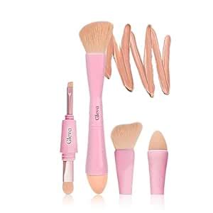 Gleva Multi Tasker 4 In 1 Travel Makeup Brush Detachable Makeup Brush