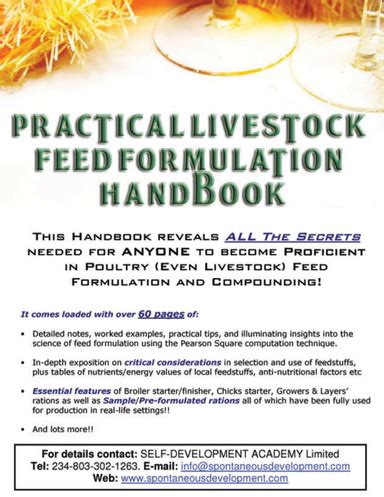 Practical Livestock Feed Formulation Handbook