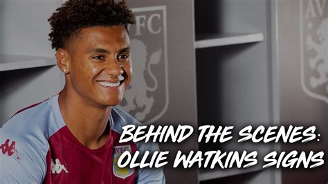 Behind The Scenes Ollie Watkins Signing Youtube