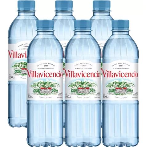 Agua Mineral Sin Gas Villavicencio 500ml X6 Unidades