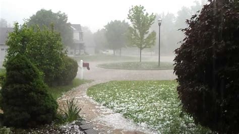 10 Minutes Of Hail Maryland Heights St Louis Missouri Youtube