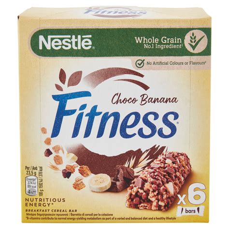 FITNESS Choco Banana Barrette Di Cereali Con Cioccolato Al Latte E