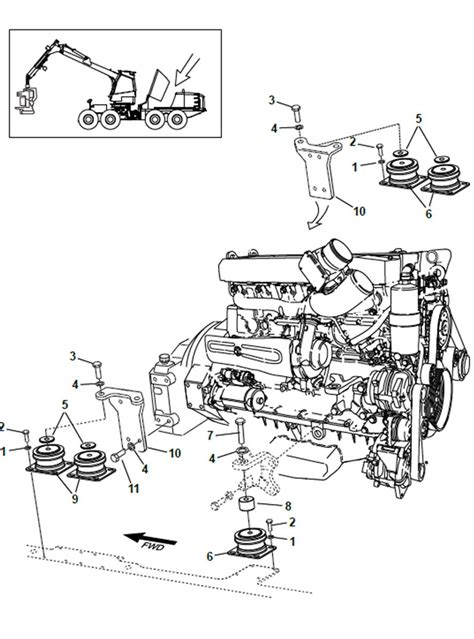 Support Moteur Montage 9991140 Cuoq Forest Diffusion