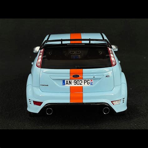 Ford Focus RS MkII Le Mans Tribute 2010 Bleu Gulf Orange 1 18