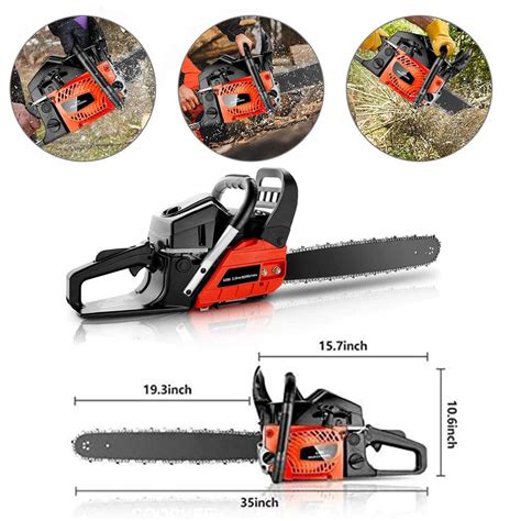 Buy Kgk Cc Gas Powered Chainsaw Inch Gas Chain Saw Strokes