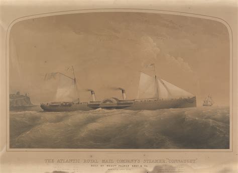 The Atlantic Royal Mail Company S Steamer Connaught Royal Museums