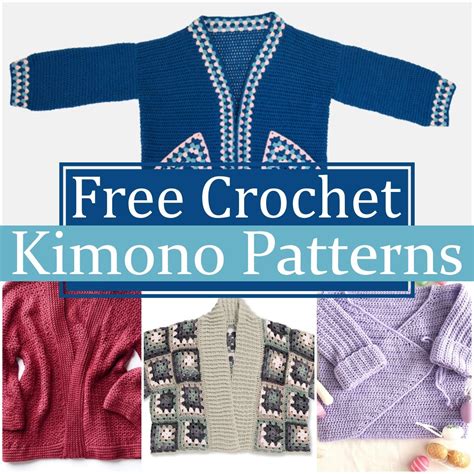 9 Free Crochet Kimono Patterns For All Ages! - Yarns Patterns