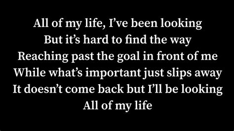 All of my life lyrics Phil Collins - YouTube Music