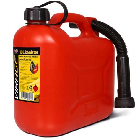 4x BENZINKANISTER 10L RESERVEKANISTER mit AUSGIEßER KRAFTSTOFF DIESEL ...