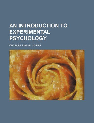 『an Introduction To Experimental Psychology』｜感想・レビュー 読書メーター