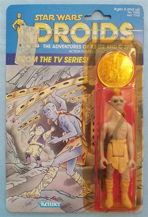 Vintage Star Wars Droids Kez Iban From Mint On Very Flat Card Afa