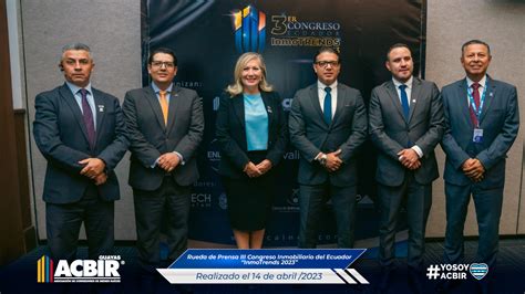 Rueda De Prensa Del Iii Congreso Inmobiliario Del Ecuador Inmotrends