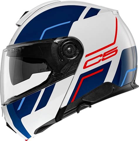 Kask motocyklowy SCHUBERTH C5 Master BLUE niebieski połysk czerwony