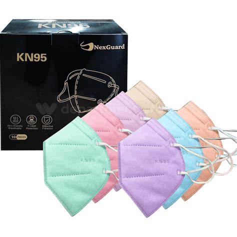 KN95 Disposable Face Mask 10pc Box (Assorted Colors) | Health & Beauty ...