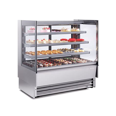 Stainless Steel And Glass Rectangular Pastry Display Counter At Rs