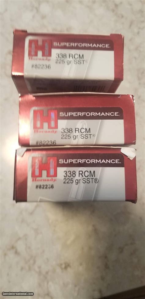 Hornady 338 Rcm Ruger Compact Magnum