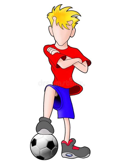 Futsal Soccer Player In Action Stock Illustration Illustration Of