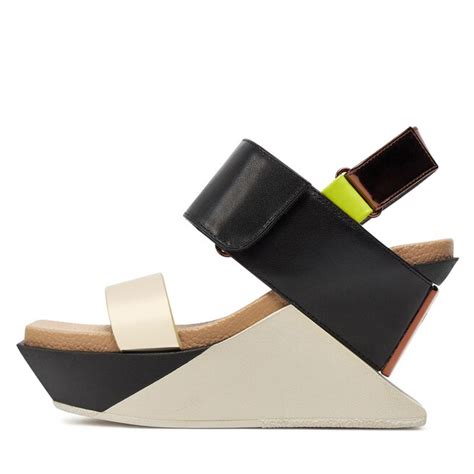 Sandały United Nude Delta Wedge Sandal 1041358016 Brązowy eobuwie pl