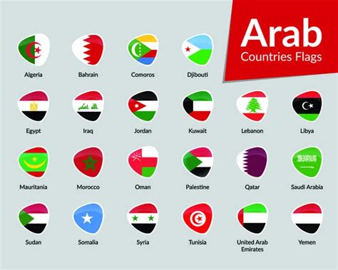 14,743,686 Arab countries flags Vector Images | Depositphotos