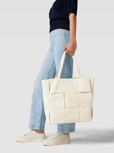 Marc O Polo Shopper Mit Allover Muster Modell Meeri Ecru Online Kaufen