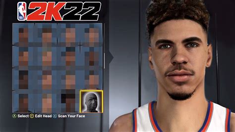 Nba K Best Lamelo Ball Face Creation Make Your Myplayer Look Just