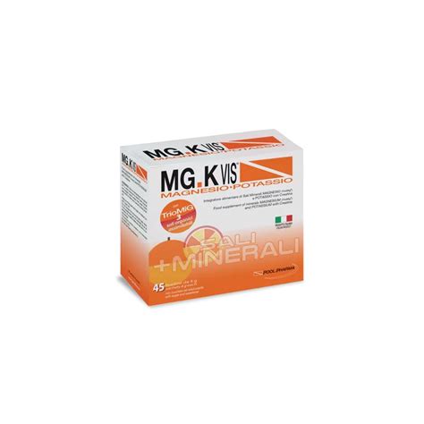 Mg K Vis Magnesio Potassio Orange Integratore Energizzante Bustine