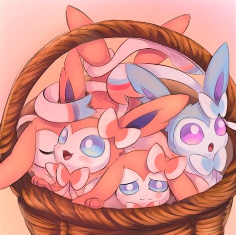 Cuties In A Basket By Joltik92 On DeviantArt Cute Pokemon Pokemon