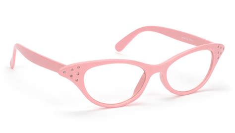 Cat Eye Glasses - Pink - Let's Jive