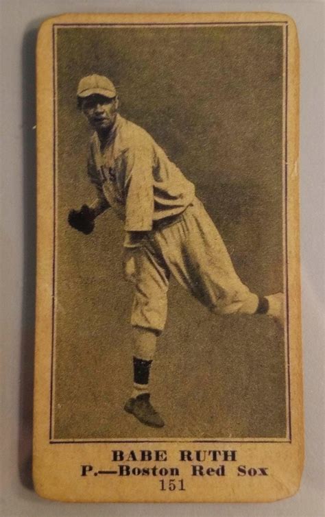 Counterfeit Card Alert 1916 M101 5 Sporting News 151 Babe Ruth Rookie