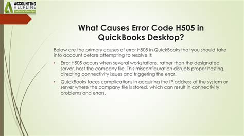 Ppt Troubleshoot Error Code H Quickbooks Expert Solutions