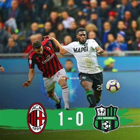 Milan 1 0 Sassuolo Full Highlight Video Serie A 2019 Allsportsnews