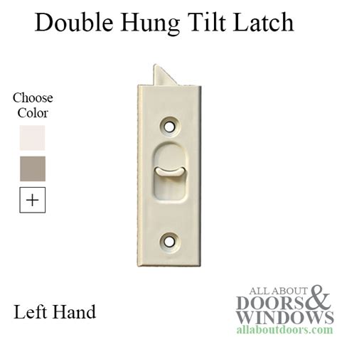 Double Hung Tilt Latch Plastic Tilt In Windows Alenco Surface Mount