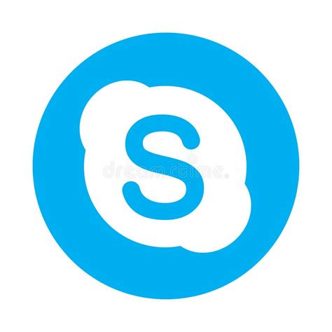 Vector Del Logotipo De Skype Stock De Ilustraci N Ilustraci N De