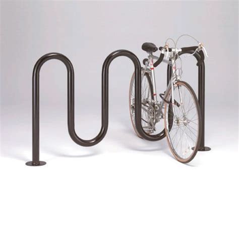 Heavy-Duty Challenger Outdoor Wave Bike Rack | Bike storage, Bicycle ...