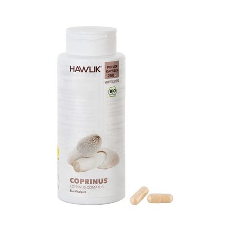 Bio Coprinus Pulver Kapseln Hawlik Vitalpilze De