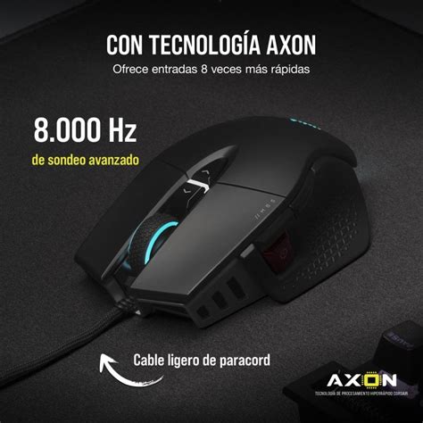 Souris De Jeu Corsair M65 RGB Ultra 26000DPI Noir PcComponentes Fr