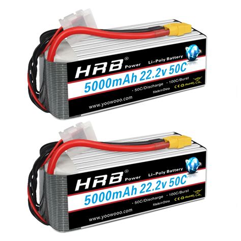 Online Sale Price Comparison HRB 22 2V 6S 5000mAh LiPo Battery 50C EC5