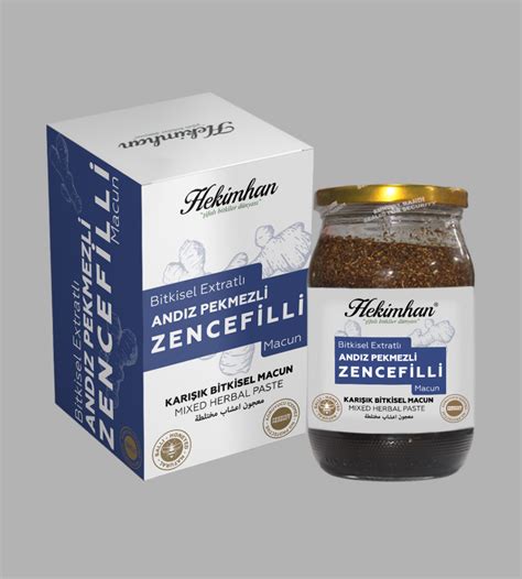 ANDIZ PEKMEZLİ ZENCEFİLLİ BİTKİSEL MACUN 420 GR