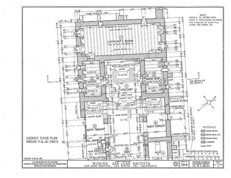 HABS CAL 35 SAJUB 1 Sheet 6 Of 38 Mission San Juan