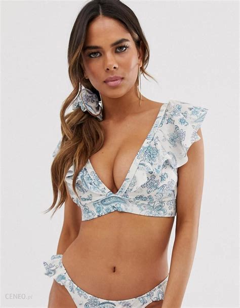 Asos Design Fuller Bust G Ra Od Bikini Na Miseczk Dd G Z Materia W