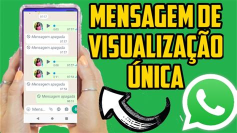 Como Mandar Mensagem de Visualização Única no Whatsapp YouTube