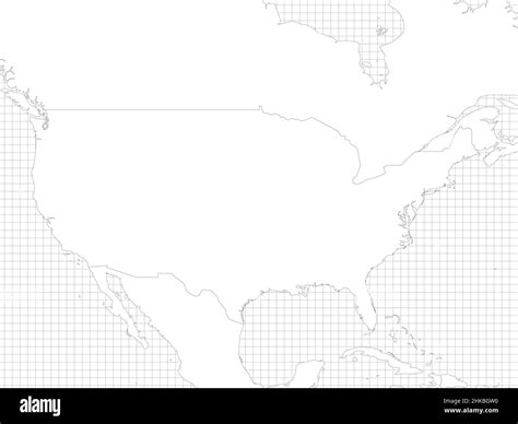 Carte vierge ameriques Banque de photographies et dimages à haute